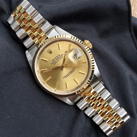 cinturino rolex jubilee 16233|1991 Rolex Datejust 16233 Green Diamond Dial Two Tone .